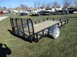 2018 PJ 77x12 U7 Single Axle Utility U721231DSYK