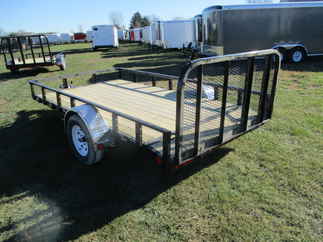 2018 PJ 77x12 U7 Single Axle Utility U721231DSYK