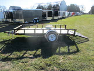 2018 PJ 77x12 U7 Single Axle Utility U721231DSYK
