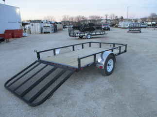 2018 PJ 72x10 U2 Single Axle Utility U221031DSGK