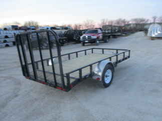 2018 PJ 72x12 U2 Single Axle Utility U221231DSBK