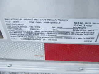 2018 Atlas 8x16  Enclosed Cargo AU816TA3-R