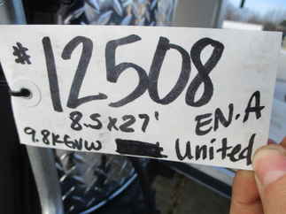 2018 United 8.5x27  Enclosed Car Hauler UC-8.527TA50-S