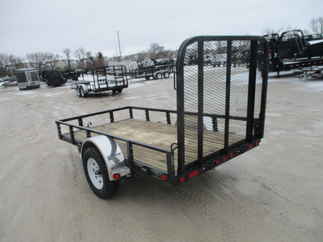 2018 PJ 60x10 U6 Single Axle Utility U621031DSGK