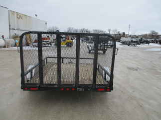 2018 PJ Trailer 83x10 U8 Single Axle Utility U821031DSGK