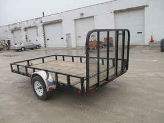 2018 PJ 83x12 U8 Single Axle Utility U821231DSBK