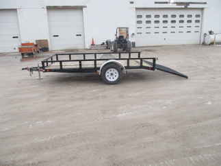 2018 PJ 83x12 U8 Single Axle Utility U821231DSBK