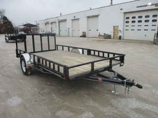 2018 PJ Trailer 83x14 U8 Single Axle Utility U821431DSYKA