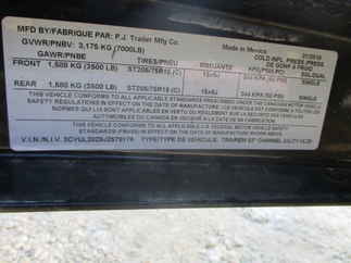 2018 PJ 83x20 UL Utility UL22032ESBK
