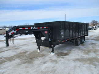 2018 PJ 96x20 DD Gooseneck Dump DDR20A2BSSKB