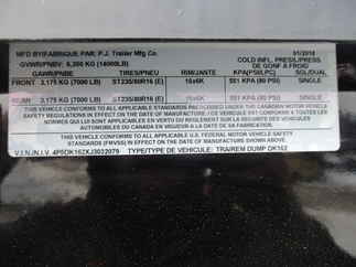 2018 PJ 83x16 DK Dump DKA1672BSSK03P