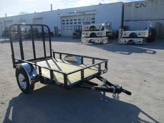 2018 PJ 60x8 U6 Single Axle Utility U620831DSGK