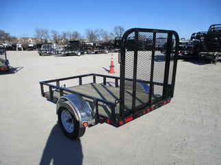 2018 PJ 60x8 U6 Single Axle Utility U620831DSGK