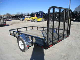 2018 PJ 72x10 U2 Single Axle Utility U221031DSGK
