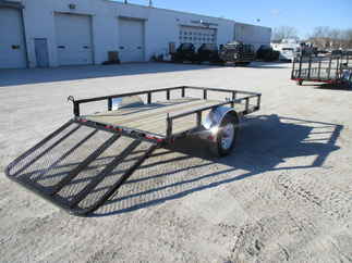 2018 PJ 72x10 U2 Single Axle Utility U221031DSGK