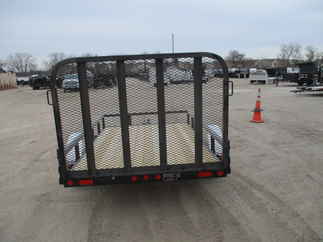 2018 PJ 72x10 U2 Single Axle Utility U221031DSGK