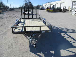 2018 PJ 72x12 U2 Single Axle Utility U221231DSGK