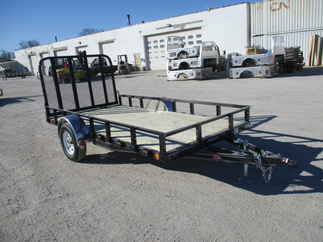 2018 PJ 72x12 U2 Single Axle Utility U221231DSGK