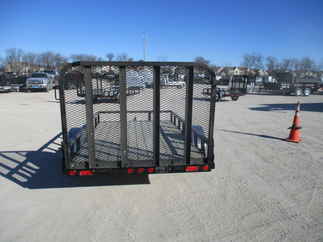 2018 PJ 72x12 U2 Single Axle Utility U221231DSGK