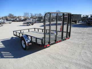 2018 PJ 72x12 U2 Single Axle Utility U221231DSGK