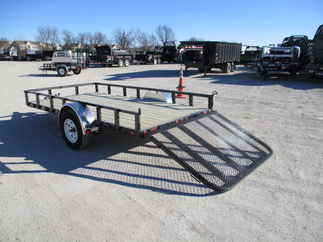 2018 PJ 72x12 U2 Single Axle Utility U221231DSGK
