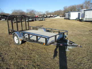 2018 PJ 72x12 U2 Single Axle Utility U221231DSBK