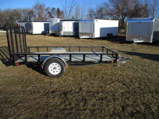 2018 PJ 72x12 U2 Single Axle Utility U221231DSBK