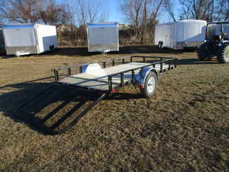 2018 PJ 72x12 U2 Single Axle Utility U221231DSBK