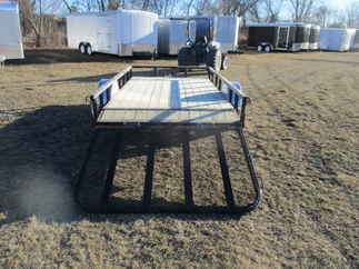 2018 PJ 72x12 U2 Single Axle Utility U221231DSBK