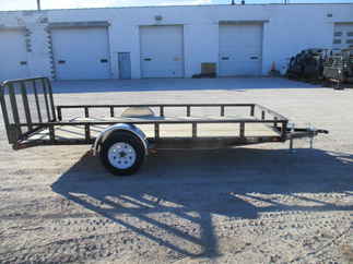 2018 PJ Trailer 72x14 U2 Single Axle Utility U221431DSYK