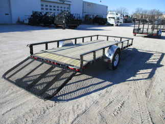 2018 PJ Trailer 72x14 U2 Single Axle Utility U221431DSYK