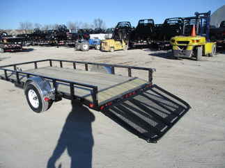 2018 PJ Trailer 72x14 U2 Single Axle Utility U221431DSYK