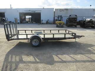 2018 PJ Trailer 72x14 U2 Single Axle Utility U221431DSYK