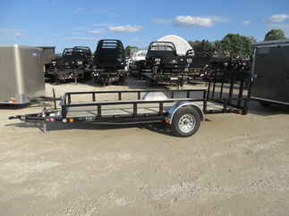 2018 PJ Trailer 72x14 U2 Single Axle Utility U221431DSYK