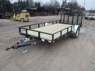 2018 PJ Trailer 72x14 U2 Single Axle Utility U221431DSYK