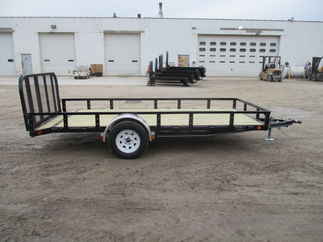 2018 PJ Trailer 72x14 U2 Single Axle Utility U221431DSYK