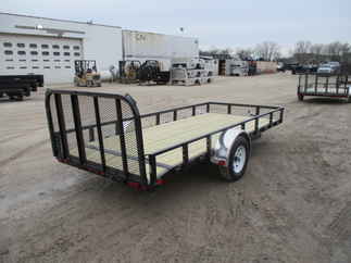 2018 PJ Trailer 72x14 U2 Single Axle Utility U221431DSYK