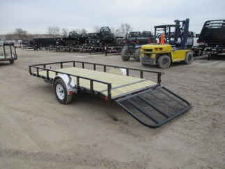 2018 PJ Trailer 72x14 U2 Single Axle Utility U221431DSYK