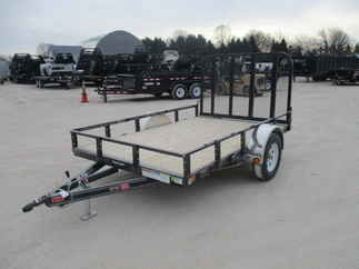 2018 PJ 77x10 U7 Single Axle Utility U721031DSGK