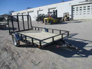 2018 PJ 77x12 U7 Single Axle Utility U721231DSGK