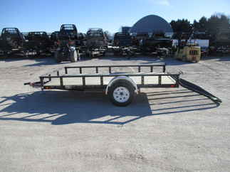 2018 PJ 77x12 U7 Single Axle Utility U721231DSGK
