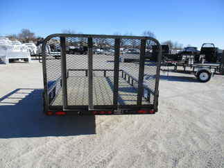 2018 PJ 77x12 U7 Single Axle Utility U721231DSGK