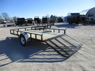 2018 PJ 77x12 U7 Single Axle Utility U721231DSGK