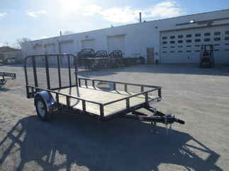 2018 PJ 77x12 U7 Single Axle Utility U721231DSBK