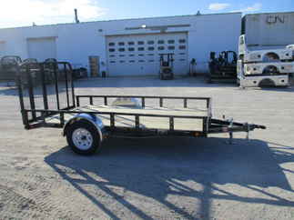 2018 PJ 77x12 U7 Single Axle Utility U721231DSBK