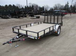 2018 PJ Trailer 77x12 U7 Single Axle Utility U721231DSFK