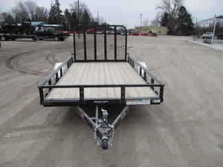 2018 PJ Trailer 77x12 U7 Single Axle Utility U721231DSFK