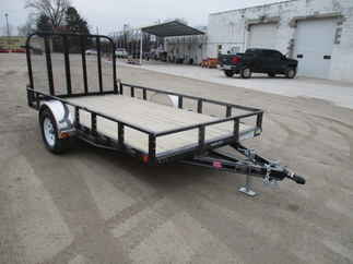 2018 PJ Trailer 77x12 U7 Single Axle Utility U721231DSFK