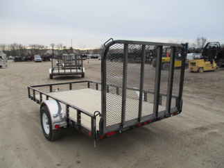 2018 PJ Trailer 77x12 U7 Single Axle Utility U721231DSFK