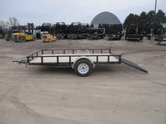 2018 PJ Trailer 77x12 U7 Single Axle Utility U721231DSFK